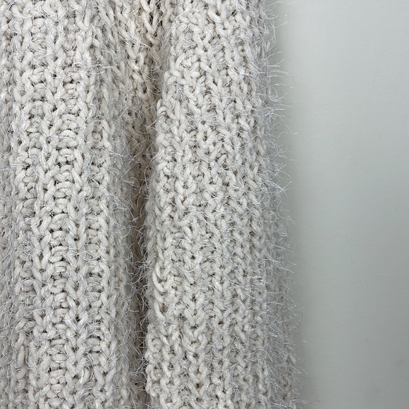 Woven Heart || Knitted Sweater Crewneck with Ties on Waist; Size Small - Picture 7 of 14